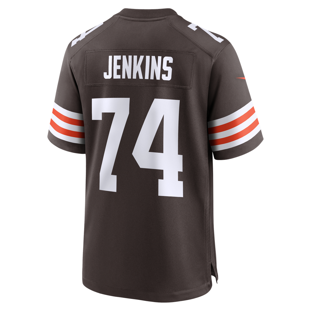 Cleveland Browns Elgton Jenkins Nike Brown Game Jersey product image 3