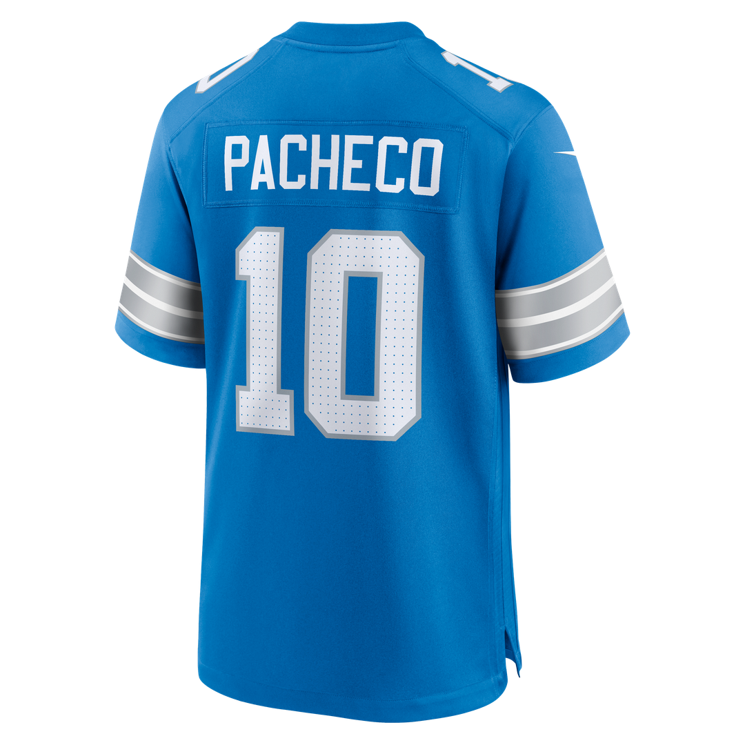 Detroit Lions Isiah Pacheco Nike Blue Game Jersey product image 3