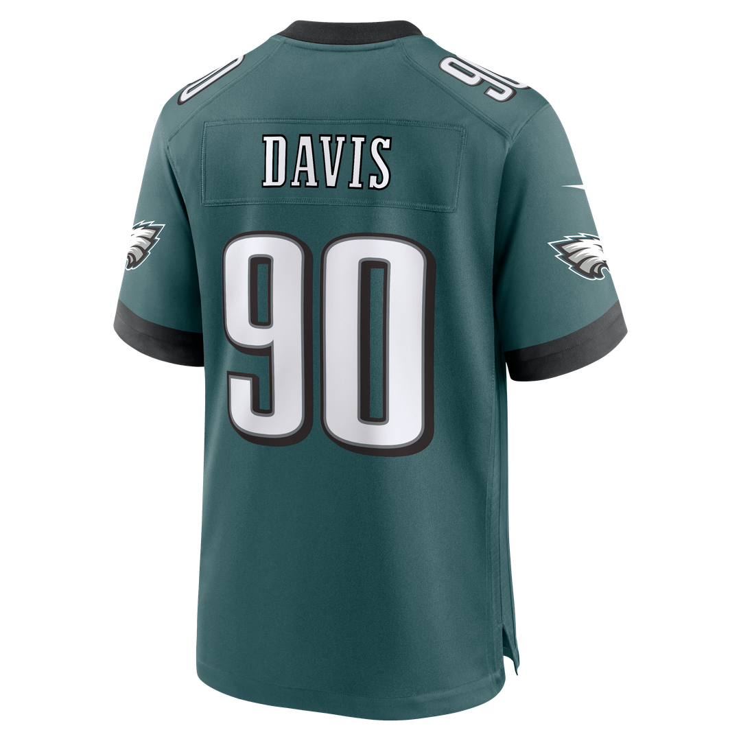 Philadelphia Eagles Jordan Davis Nike Midnight Green Game product image 6