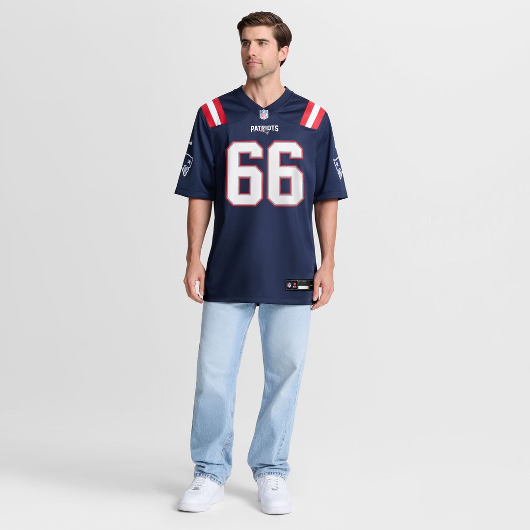 New England Patriots Will Campbell Nike Navy Game Jersey product image 2