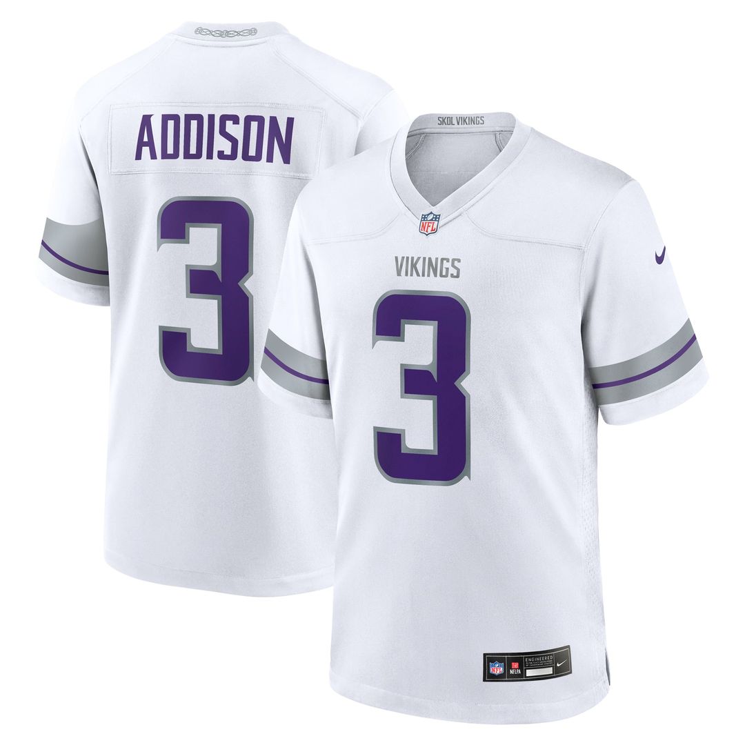 Minnesota Vikings Jordan Addison Nike Purple Game Jersey product image 17