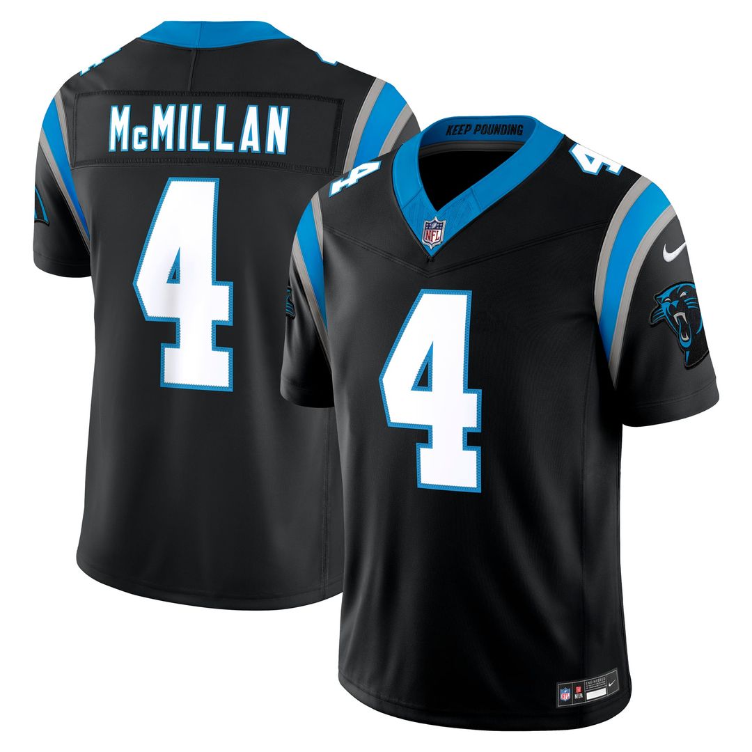 Carolina Panthers Tetairoa McMillan Nike Black Team Vapor product image 1