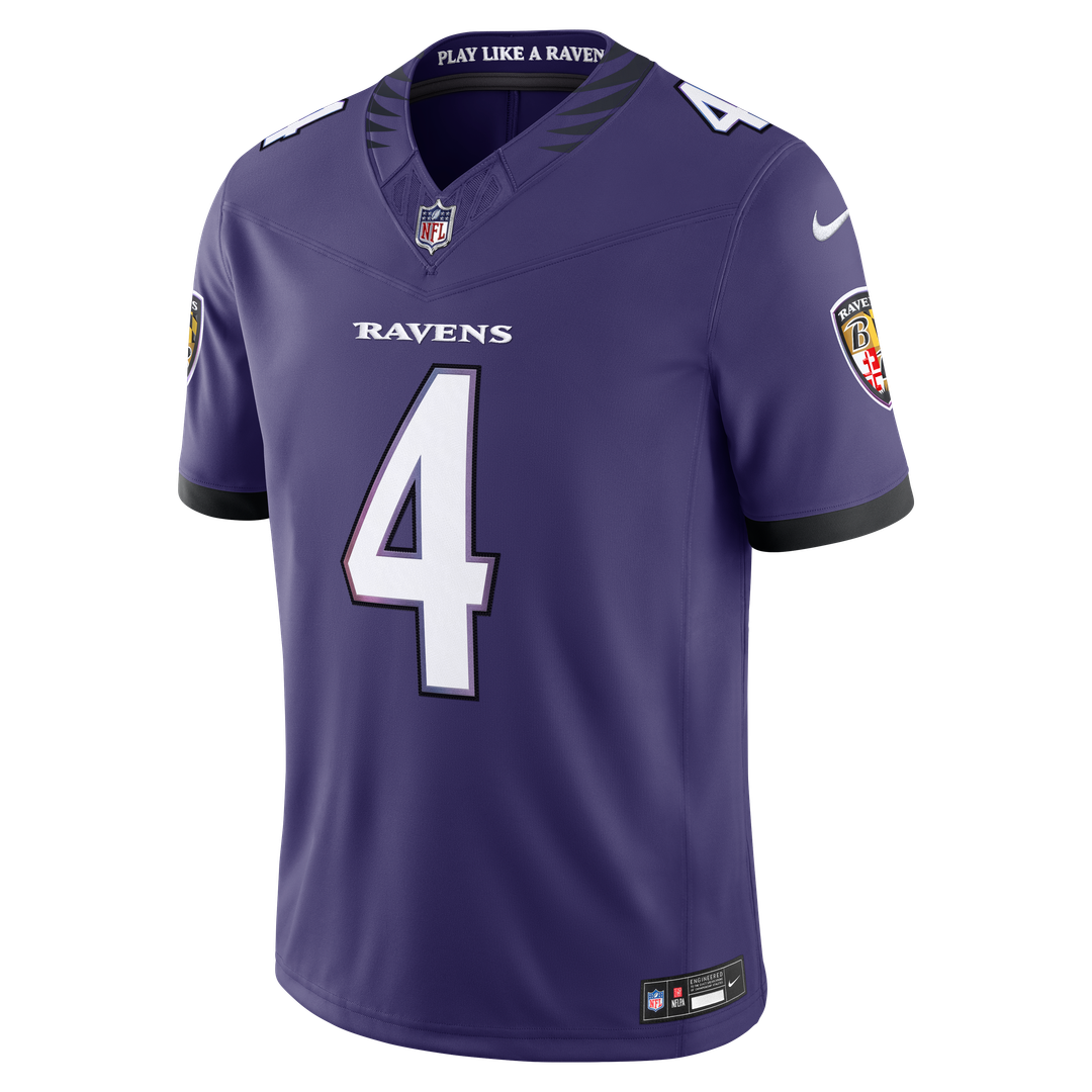 Baltimore Ravens Zay Flowers Nike Purple Team Vapor FUSE product image 2