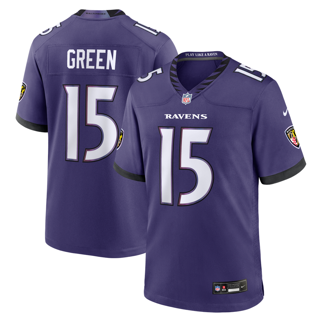 Baltimore Ravens Mike Green Nike Purple Game Jersey product image 1