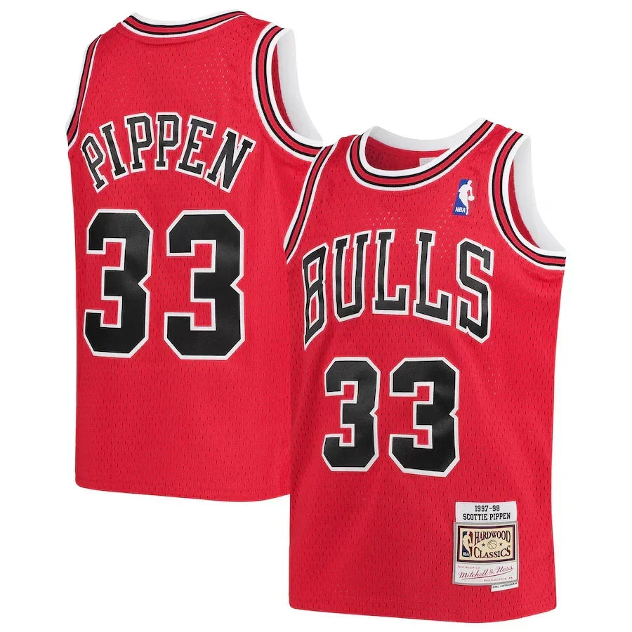 Scottie Pippen Chicago Bulls 1997/98 Hardwood Classics Jersey - Red product image 1, provided for visual reference and