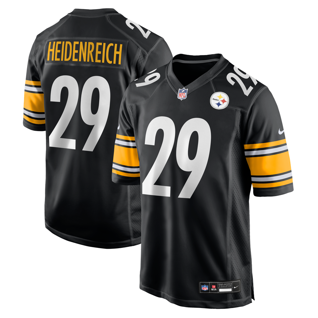 Pittsburgh Steelers Eli Heidenreich Nike Black Game Jersey product image 1
