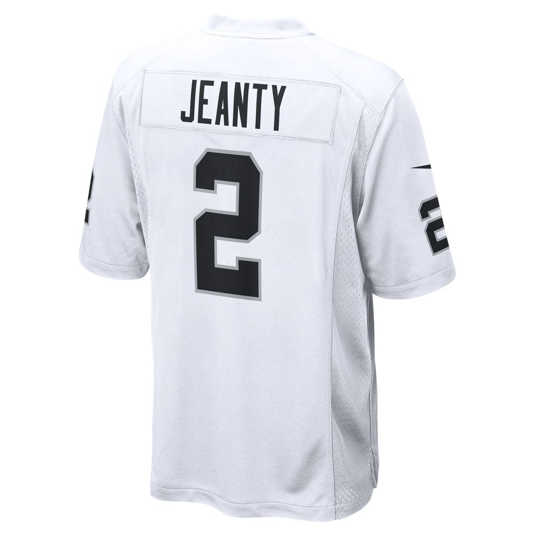 Las Vegas Raiders Ashton Jeanty Nike White Game Jersey product image 6