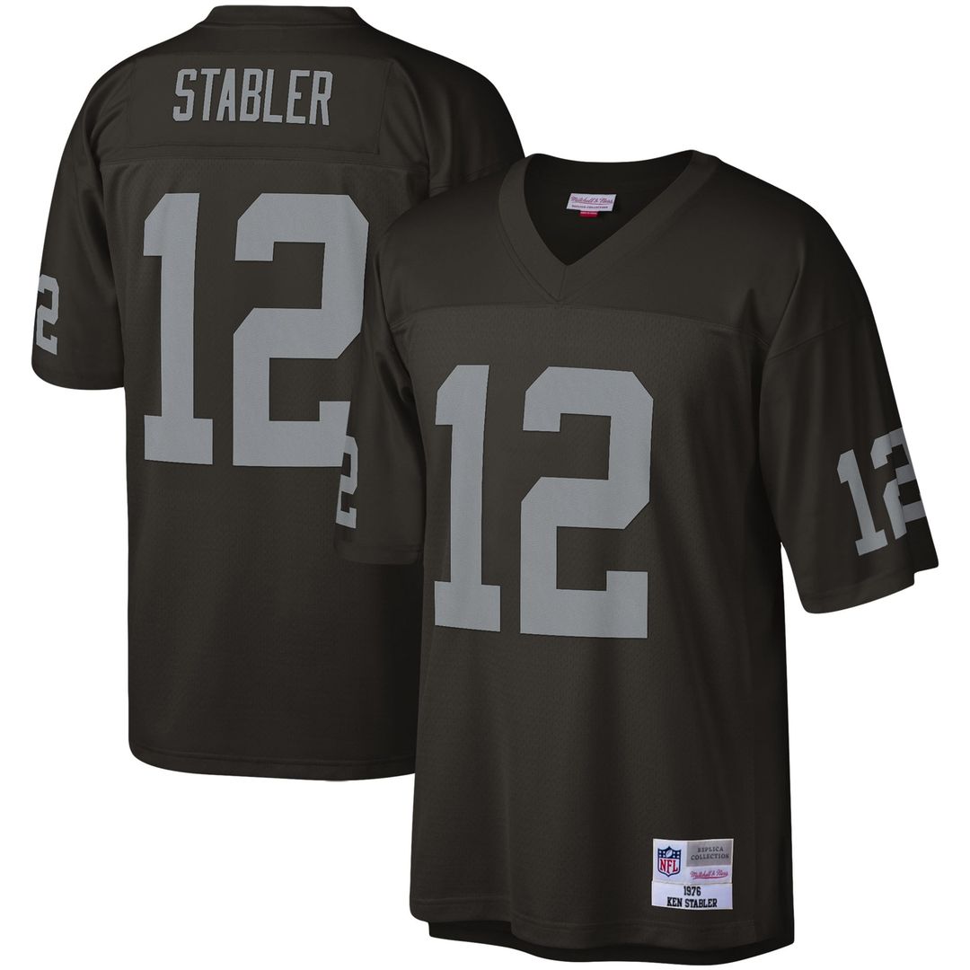 Las Vegas Raiders Ken Stabler Mitchell & Ness Black Legacy product image 1