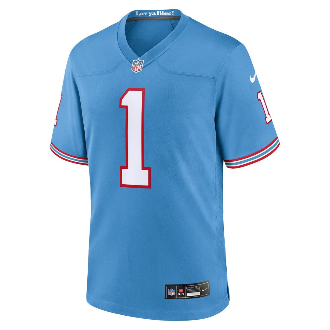 Tennessee Titans Warren Moon Nike Light Blue Retired Player product image 2