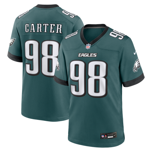 Philadelphia Eagles Jalen Carter Nike Midnight Green Game product image 1