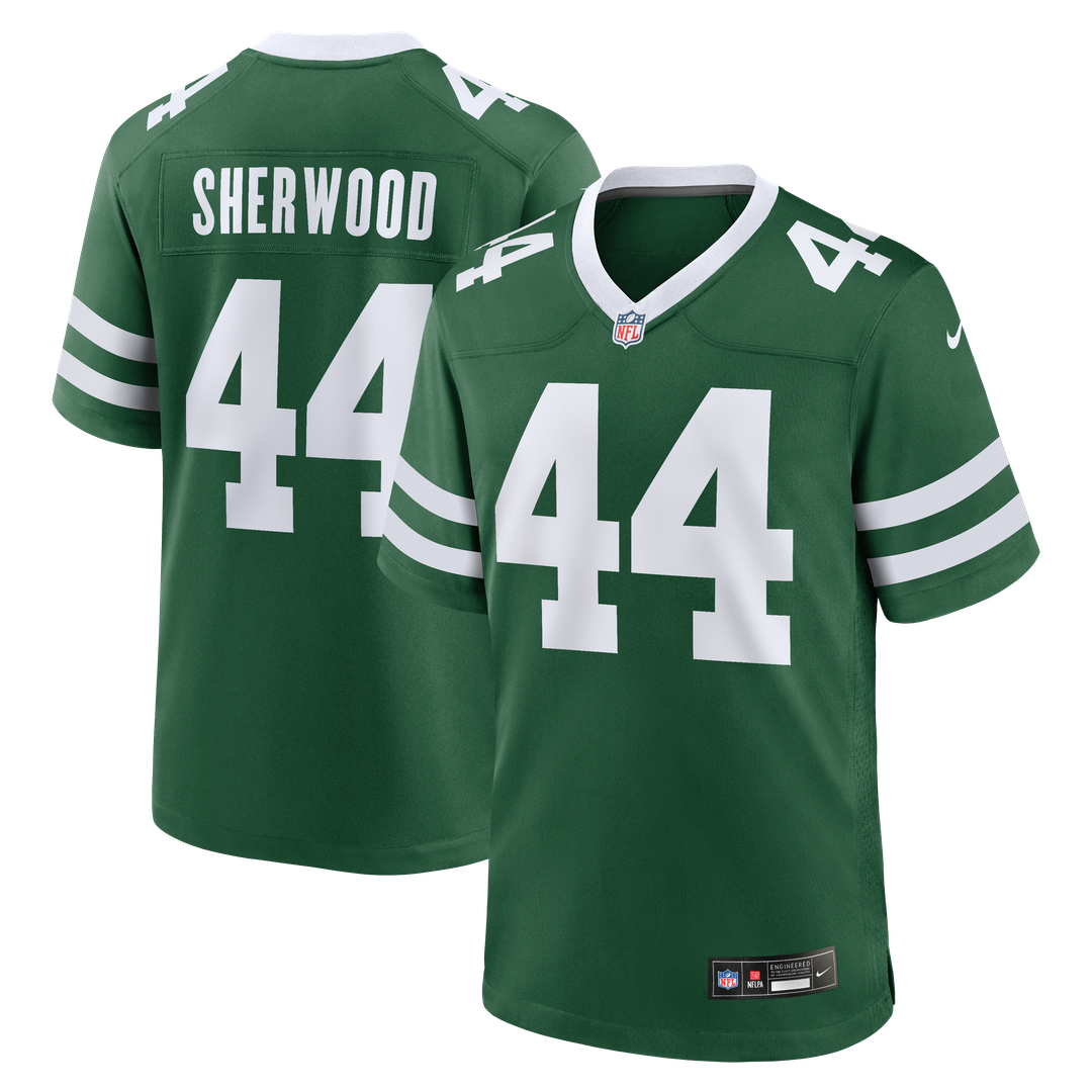 New York Jets Jamien Sherwood Nike Legacy Green Game Jersey product image 1