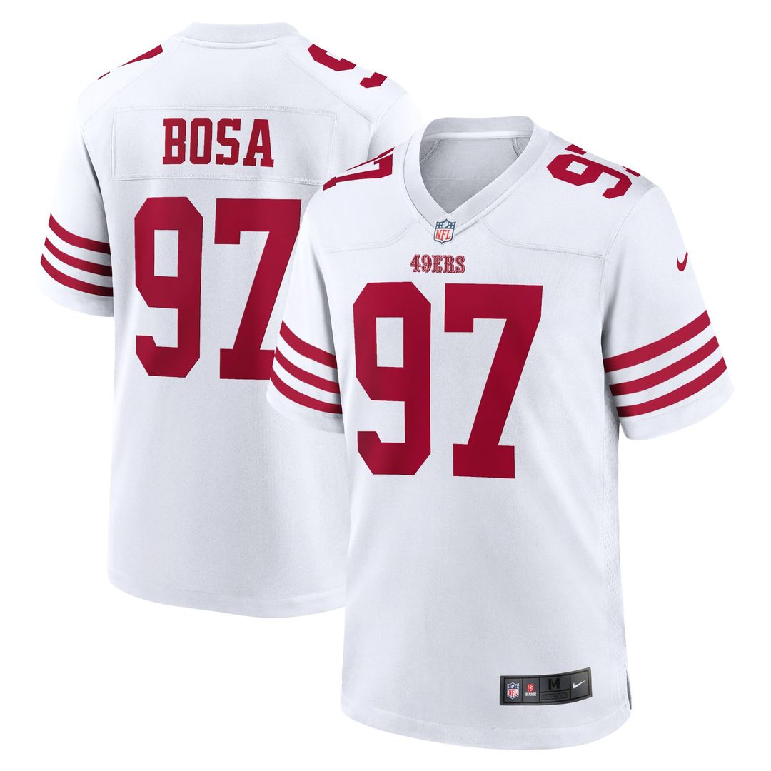 San Francisco 49ers Nick Bosa Nike Scarlet Game Jersey product image 17