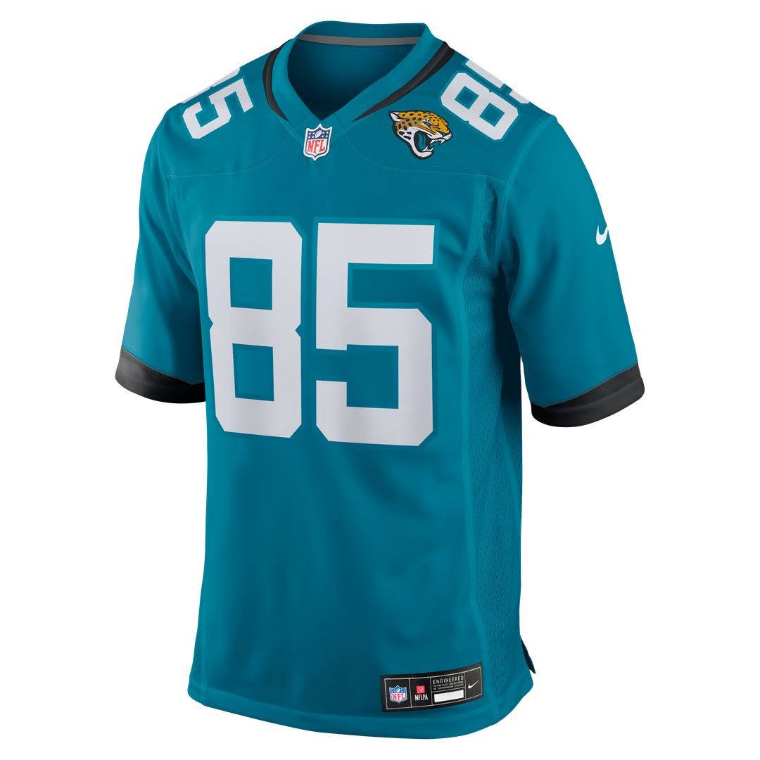 Jacksonville Jaguars Brenton Strange Nike Teal Game Jersey product image 2