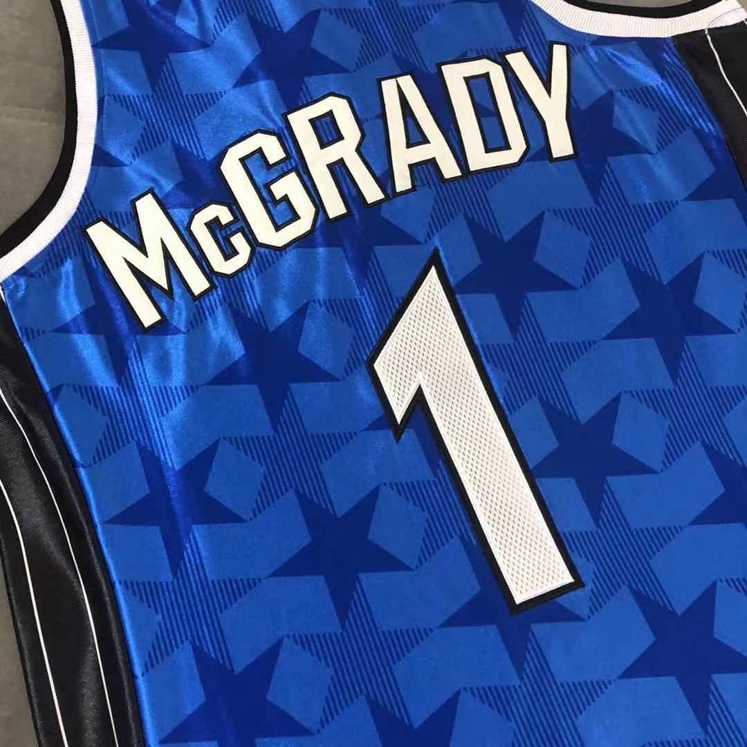 Tracy McGrady Orlando Magic 2000/01 Hardwood Classics Jersey - Blue product image 4, provided for visual reference and