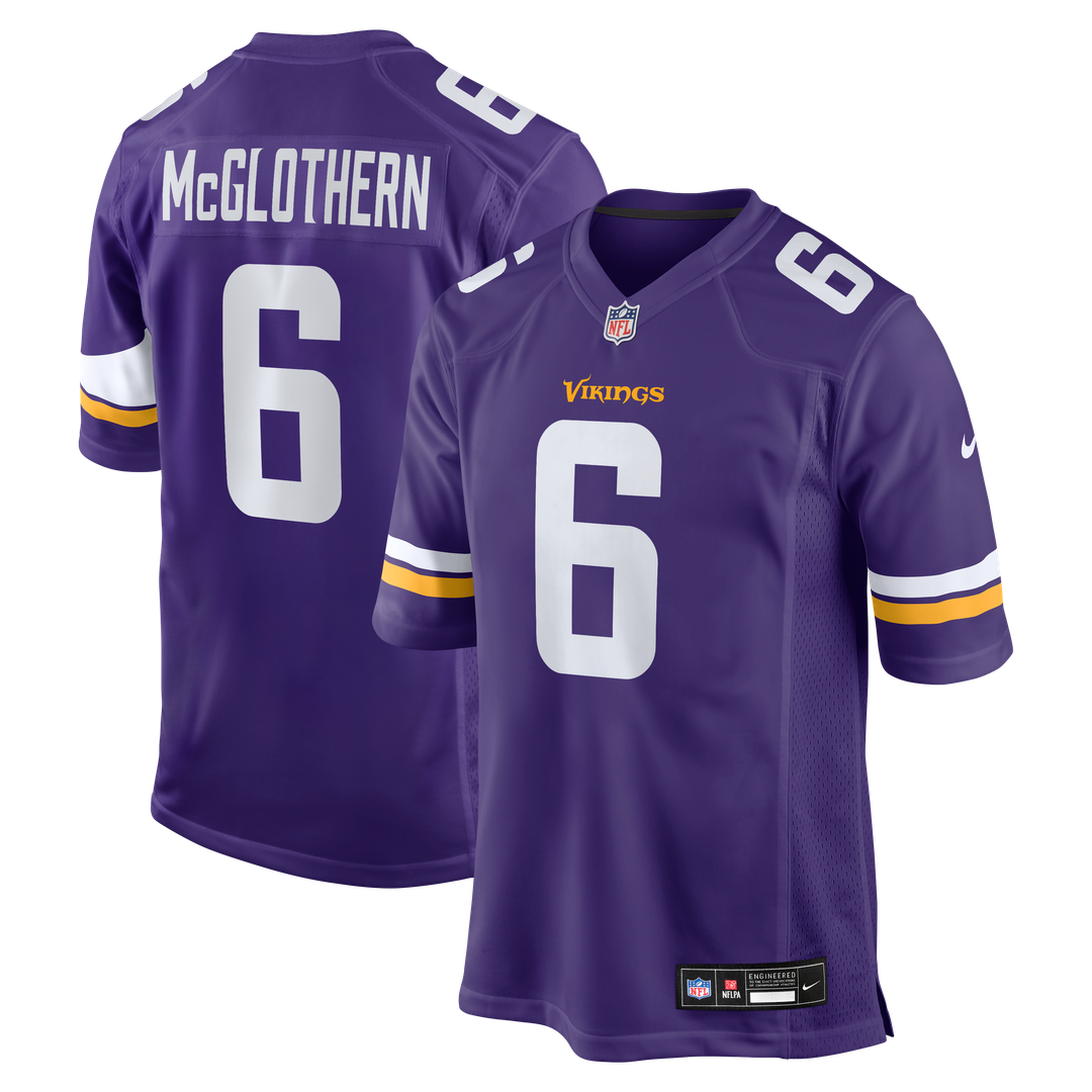 Minnesota Vikings Dwight McGlothern Nike Purple Game Jersey product image 1