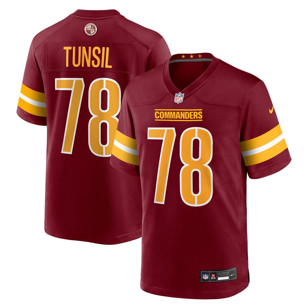 Washington Commanders Laremy Tunsil Nike Burgundy Game product image 1