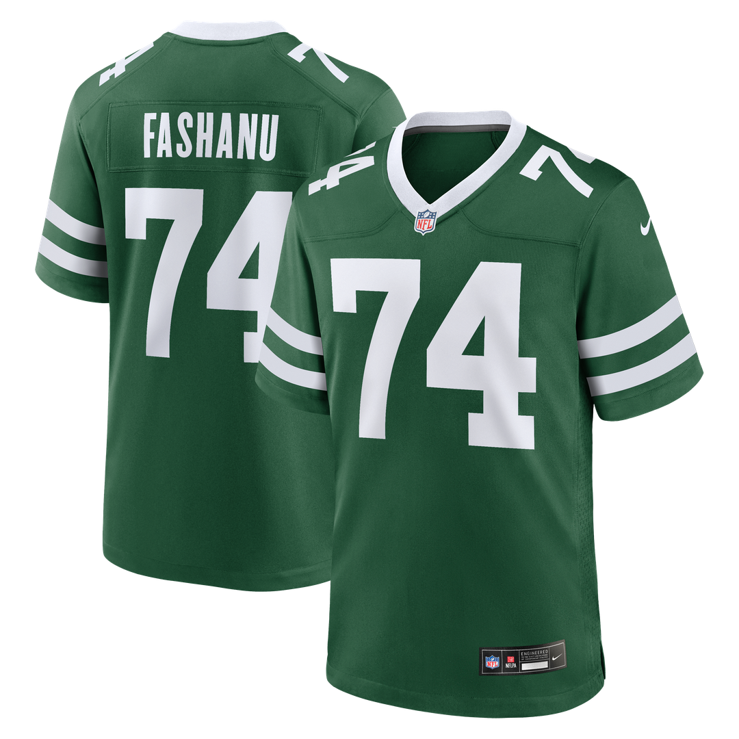 New York Jets Olu Fashanu Nike Gotham Green Game Jersey product image 1