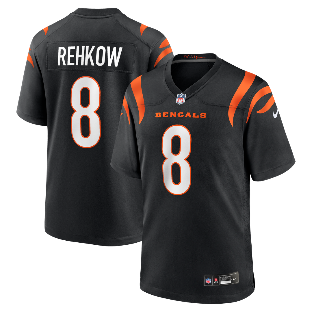 Cincinnati Bengals Ryan Rehkow Nike Black Game Jersey product image 1