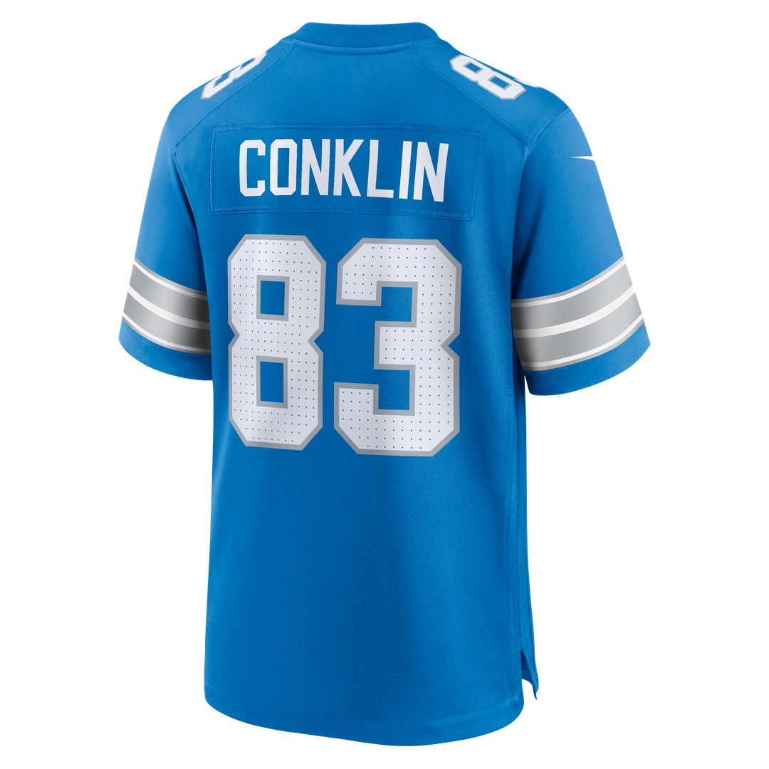 Detroit Lions Tyler Conklin Nike Blue Game Jersey product image 3