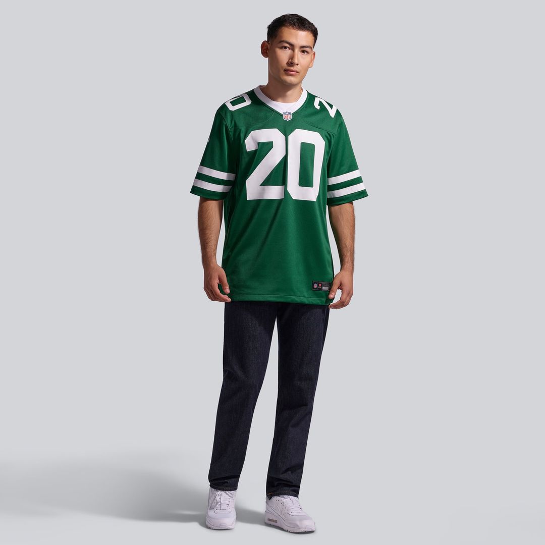 New York Jets Breece Hall Nike Legacy Green Game Jersey product image 4