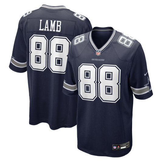 Dallas Cowboys CeeDee Lamb Nike Navy Game Jersey product image 1