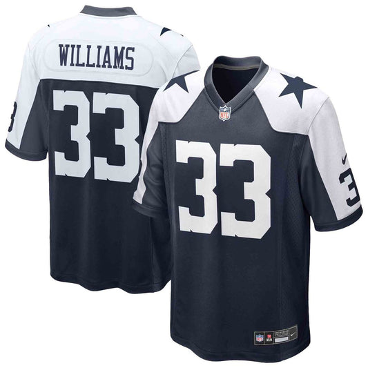Dallas Cowboys Javonte Williams Nike Navy Alternate Game product image 1