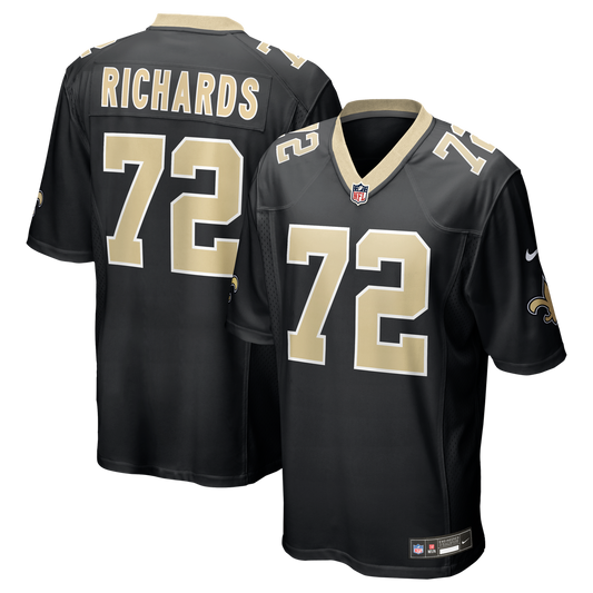 New Orleans Saints Asim Richards Nike Black Game Jersey product image 1