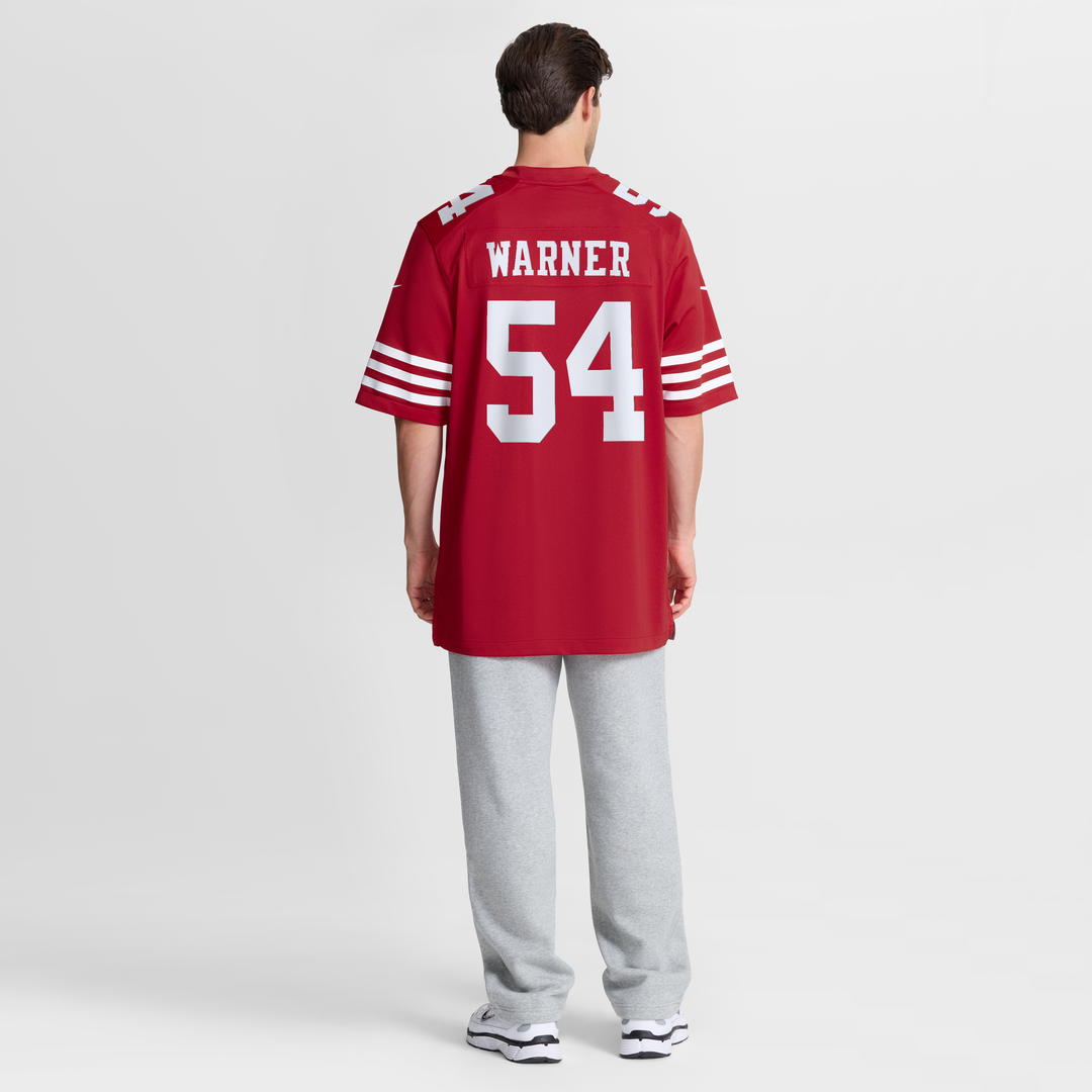 San Francisco 49ers Fred Warner Nike White 80th Anniversary product image 11