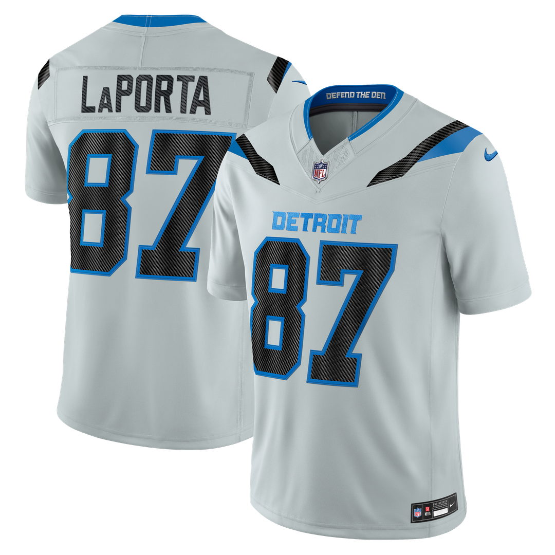 Detroit Lions Sam LaPorta Nike Silver 2026 Rivalries product image 1