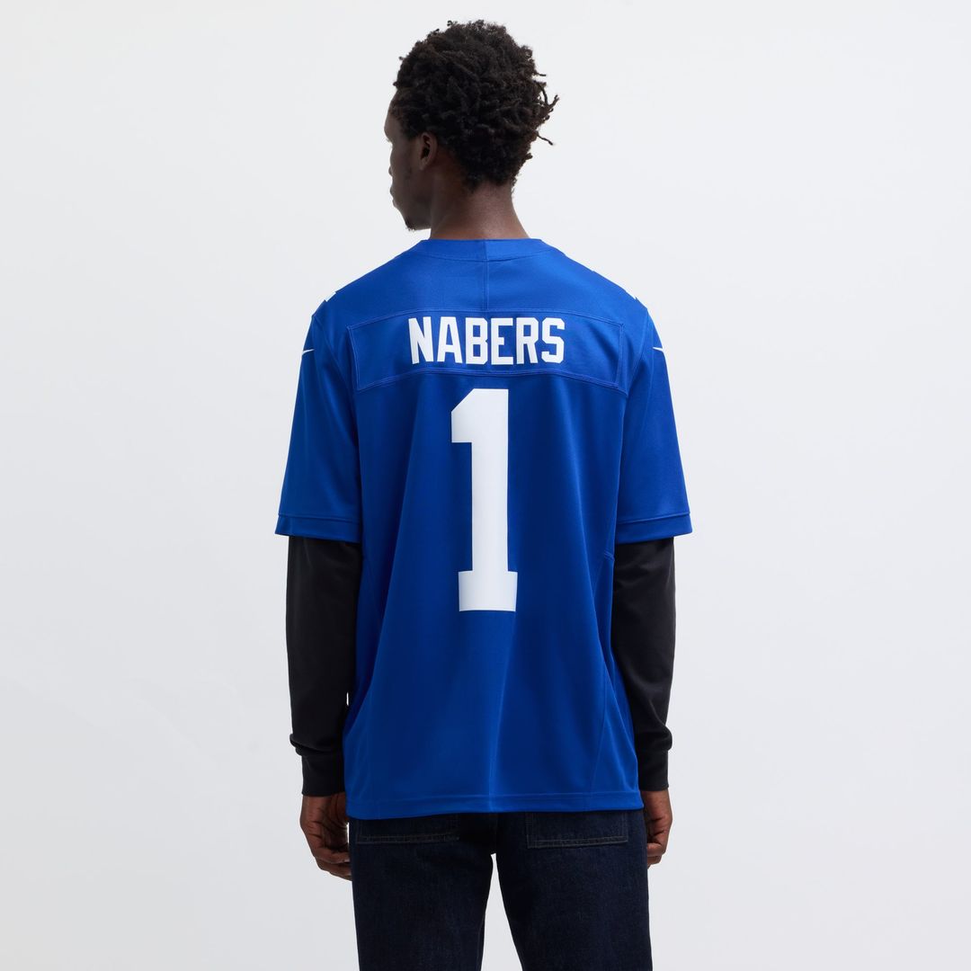 New York Giants Malik Nabers Nike Royal Vapor FUSE Limited product image 5