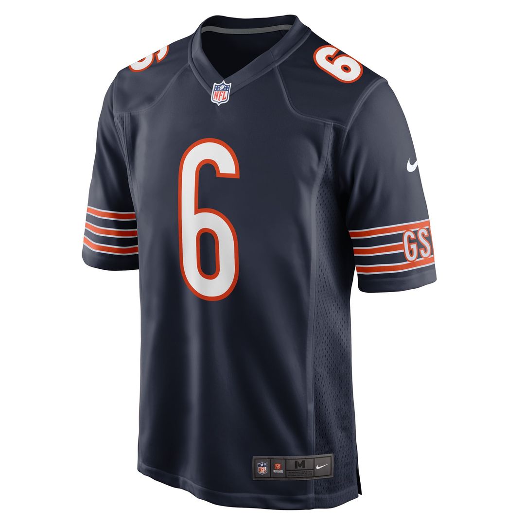 Chicago Bears Kyler Gordon Nike Navy Game Jersey product image 2
