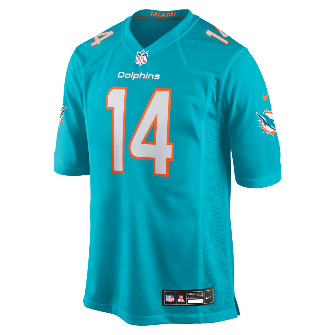Miami Dolphins Quinn Ewers Nike Aqua Game Jersey product image 2