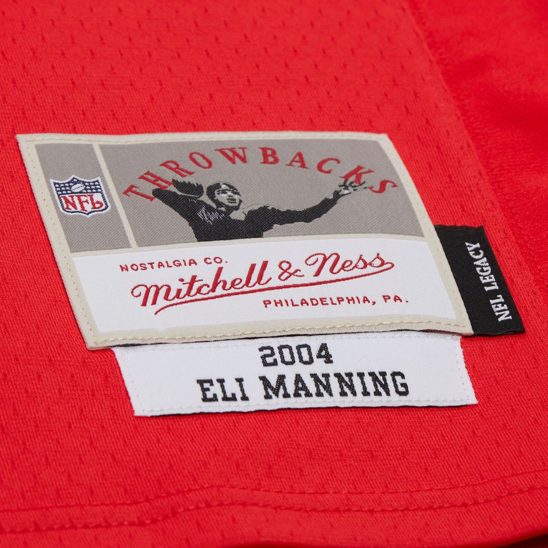 New York Giants Eli Manning Mitchell & Ness Red 2004 Team product image 5