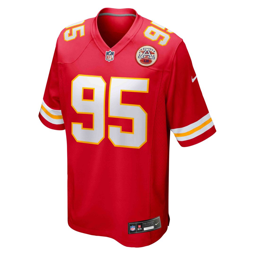 Kansas City Chiefs Chris Jones Nike Red Game Jersey product image 2