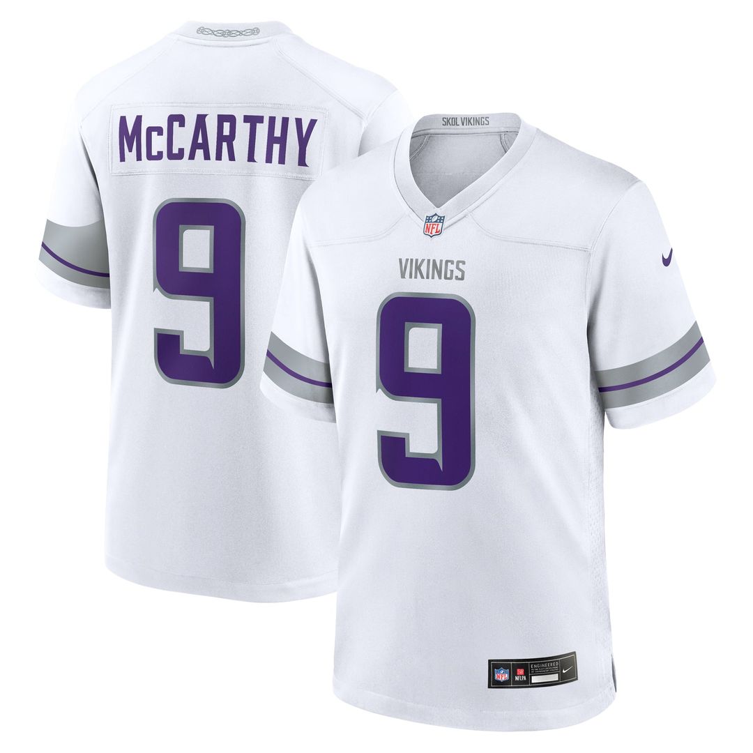 Minnesota Vikings J.J. McCarthy Nike Purple Game Jersey product image 21