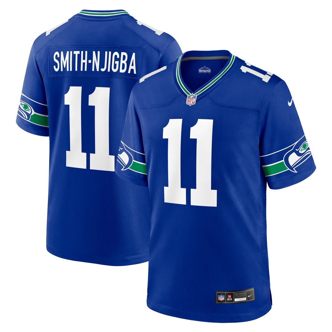 Seattle Seahawks Jaxon Smith - Njigba Nike Royal Throwback product image 4