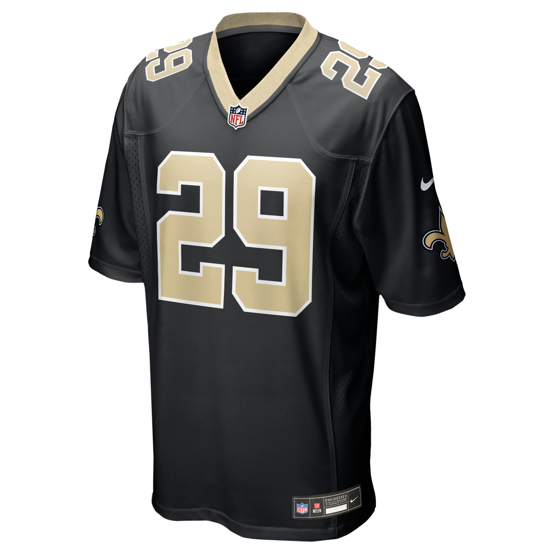 New Orleans Saints Quincy Riley Nike Black Game Jersey product image 2