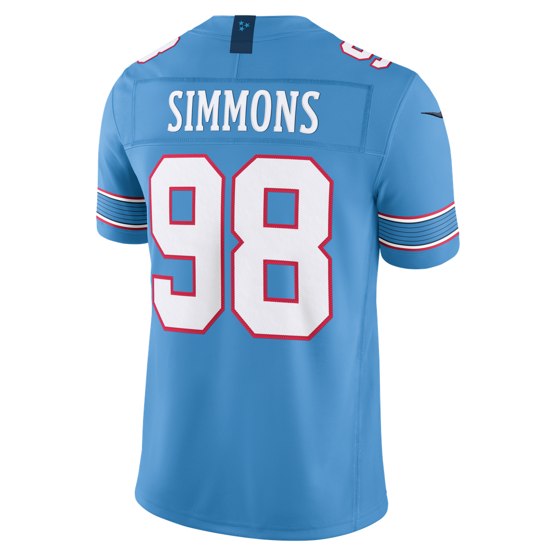 Tennessee Titans Jeffery Simmons Nike Light Blue Team Vapor product image 16