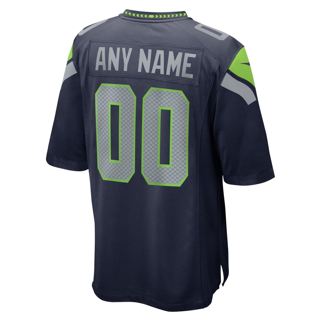 Seattle Seahawks Nike White Custom Jersey product image 9