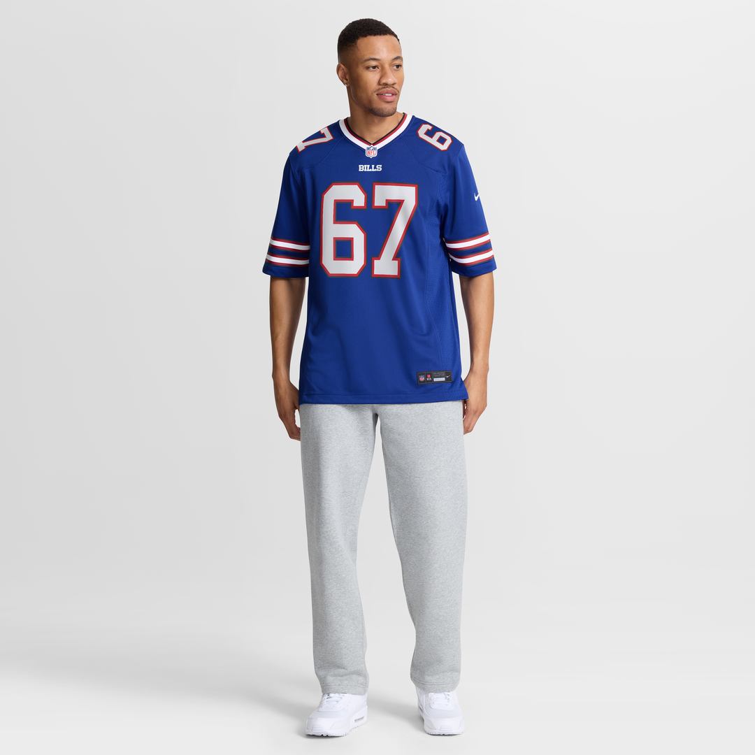 Buffalo Bills Kent Hull Nike Royal Retired Player Game product image 7