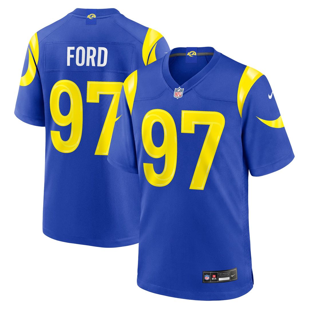 Los Angeles Rams Poona Ford Nike Royal Game Jersey product image 1