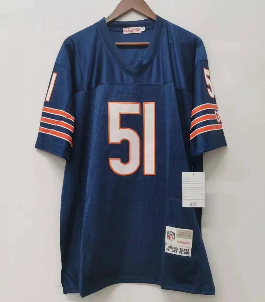 Dick Butkus Chicago Bears Official NFL Mitchell & Ness Jersey product image 2, provided for visual reference and product