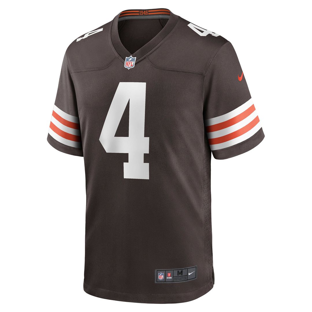 Cleveland Browns Deshaun Watson Nike Brown Game Jersey product image 8