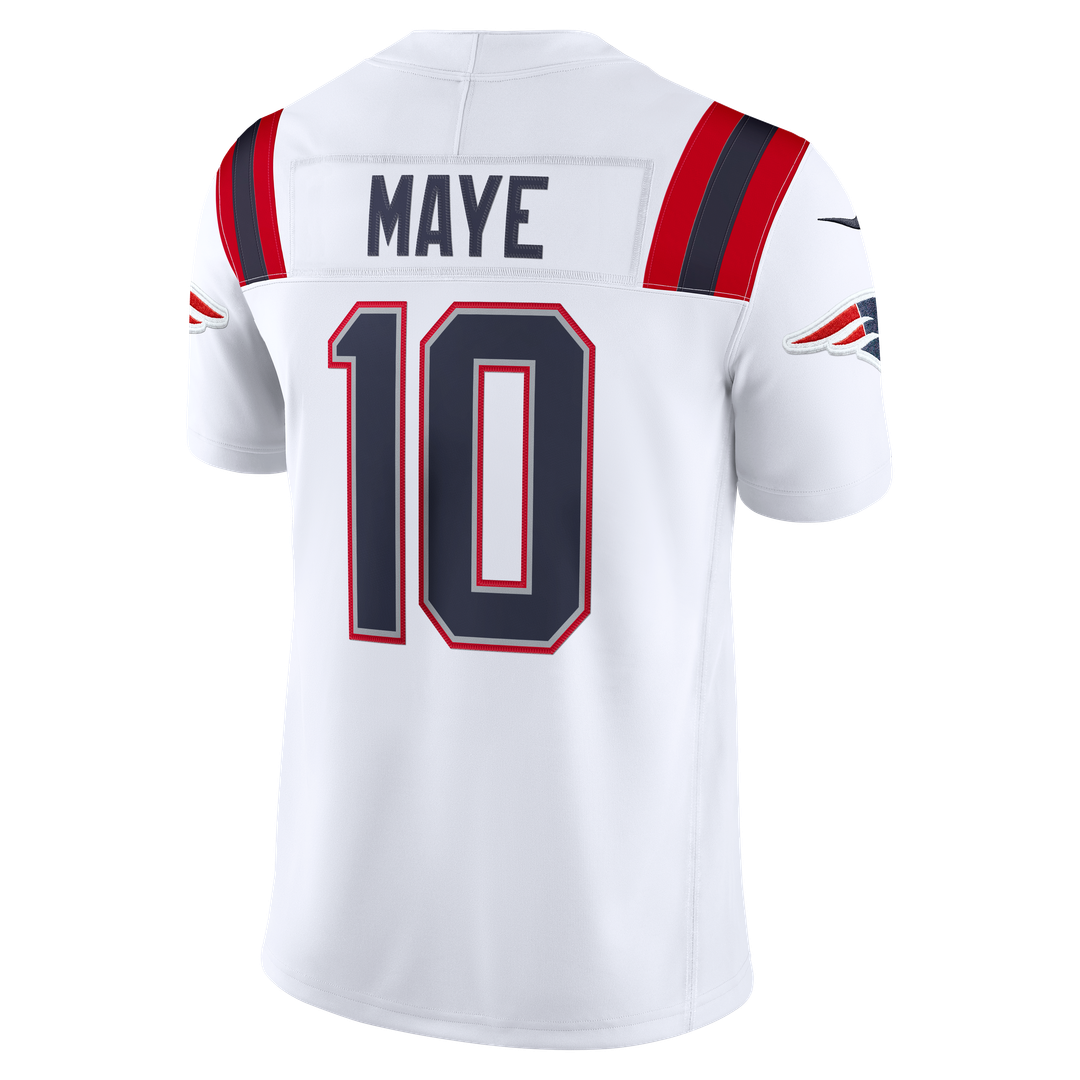 New England Patriots Drake Maye Nike White Vapor FUSE product image 3