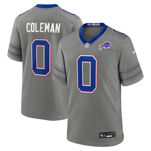 Buffalo Bills Keon Coleman Nike Gray Nickel City Game Jersey product image 1