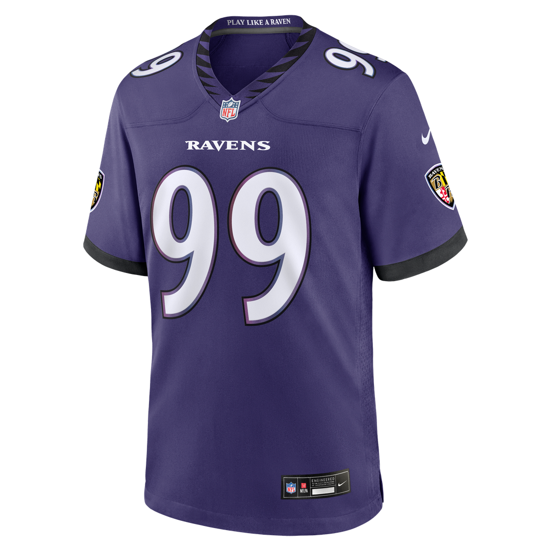Baltimore Ravens Rayshaun Benny Nike Purple Game Jersey product image 2