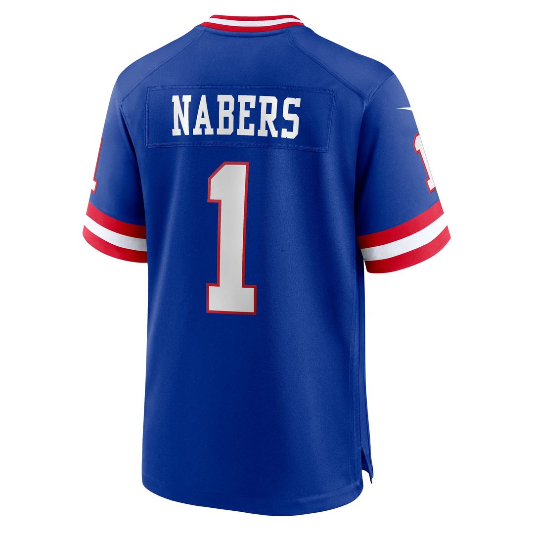 New York Giants Malik Nabers Nike Royal Game Jersey product image 3