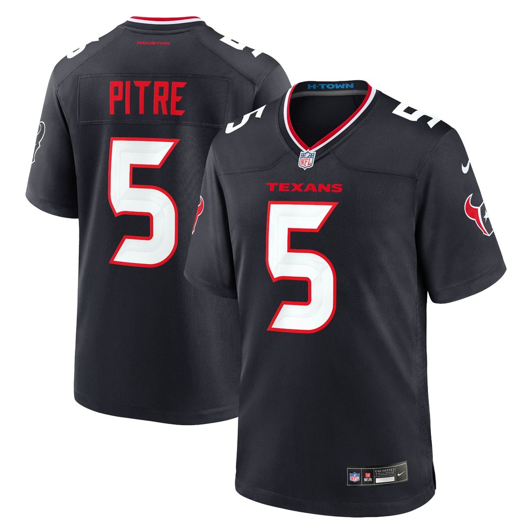Houston Texans Jalen Pitre Nike Navy Game Jersey product image 1