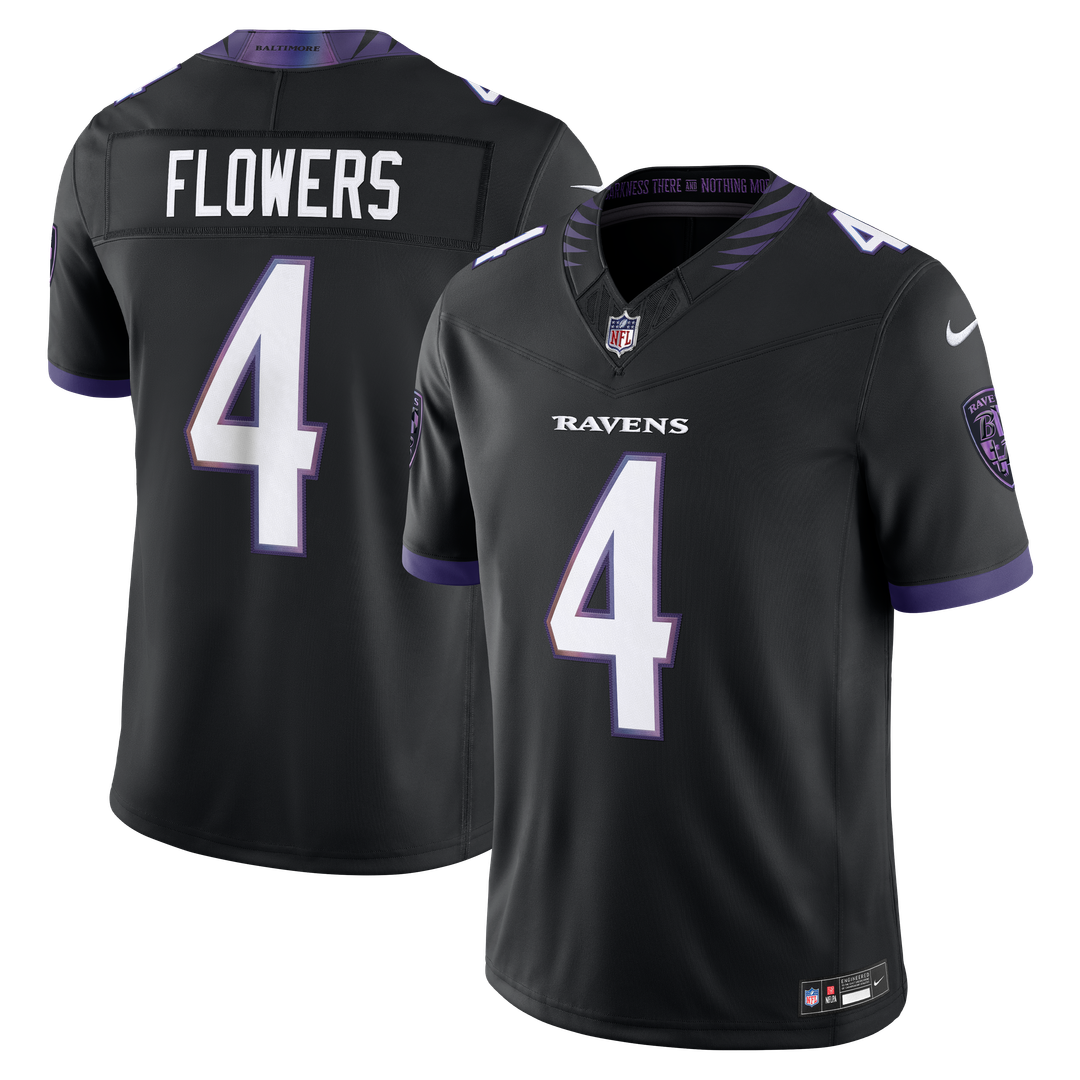 Baltimore Ravens Zay Flowers Nike Purple Team Vapor FUSE product image 17