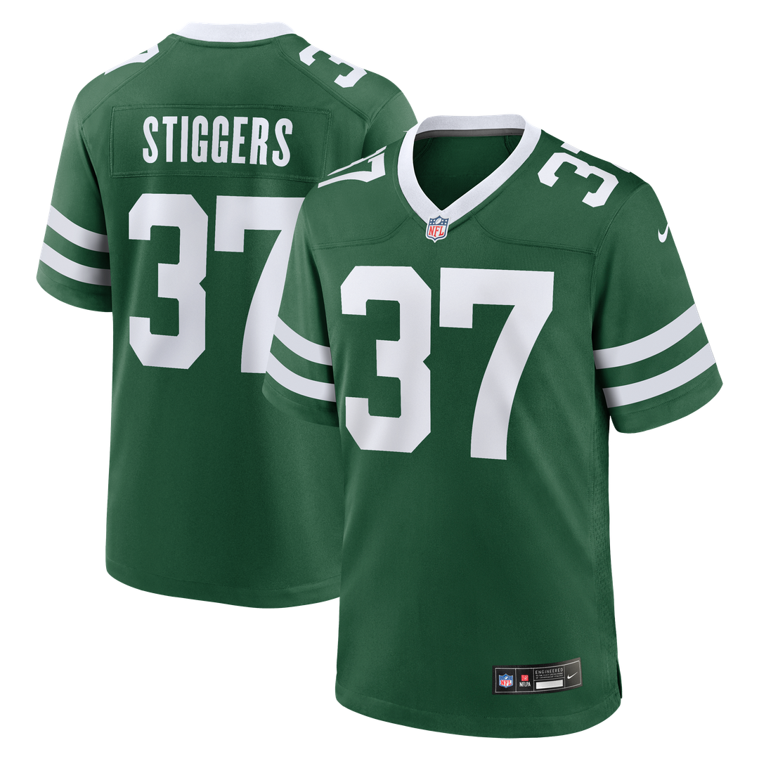 New York Jets Qwan'tez Stiggers Nike Legacy Green Game product image 1